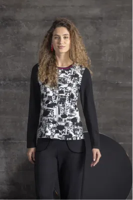 Maloka: Piano Music Street Almost Monochrome Top