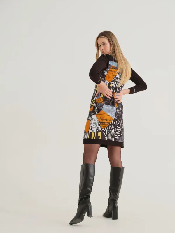 Dolcezza By Wild Curves: Newspaper Dress (74666)