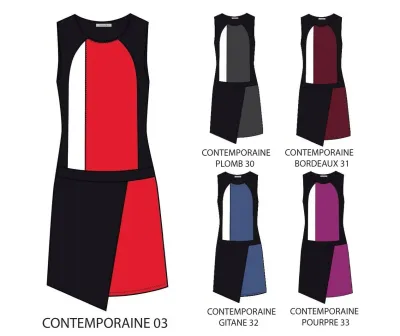 Maloka: Color Block Ponte Roma Knit Dress (Blue &amp; Purple, 2 Left!)