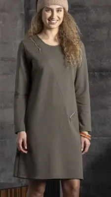 Maloka: Diagonal Cut Dress