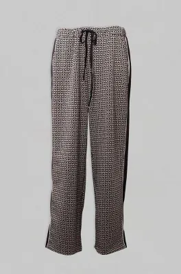 Maloka: Maloka: Almost Monochrome Wide Leg Pants