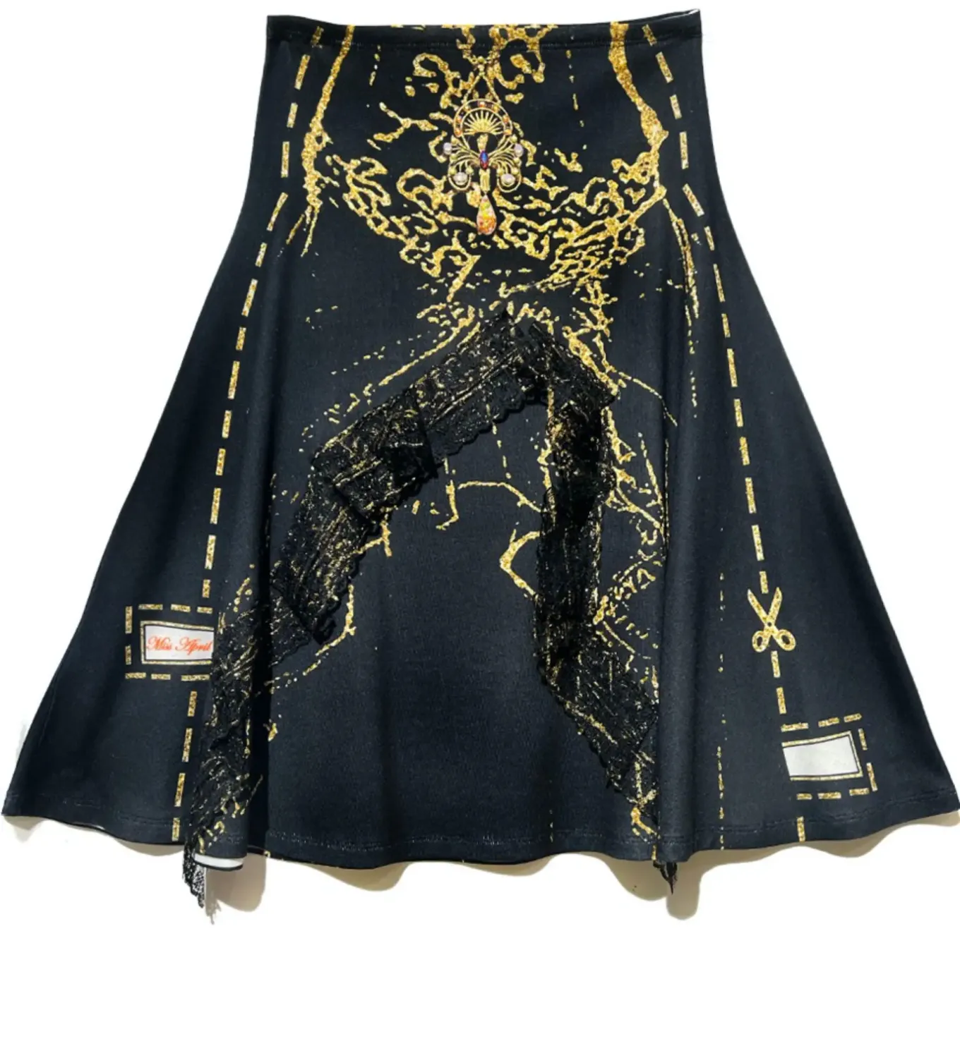 IPNG: Paper Dolls Flared Mini Skirt