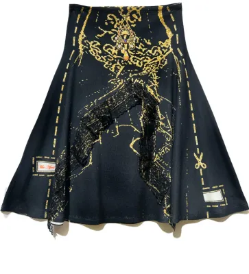 IPNG: Paper Dolls Flared Mini Skirt