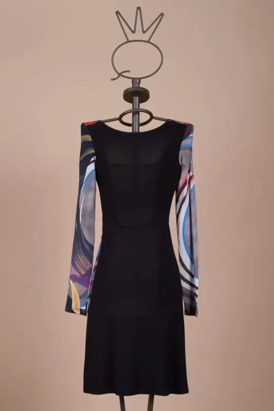 Save The Queen: Entangled Roses Contrast Dress