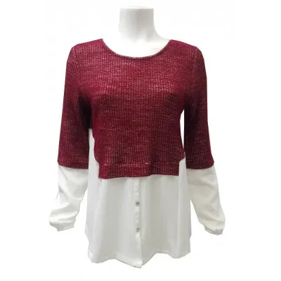 Maloka: Double Cut Asymmetrical Wool Blouse (2 Left!)