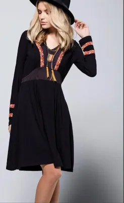 Maloka: Diamond Bodice Swing Dress (1 Left!)