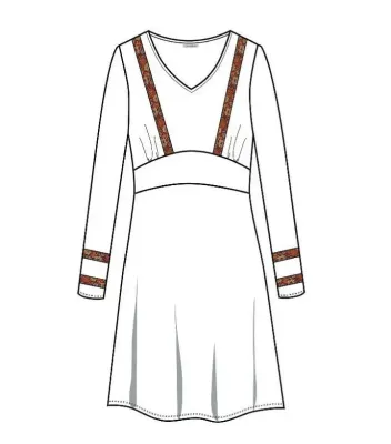 Maloka: Diamond Bodice Swing Dress (1 Left!)