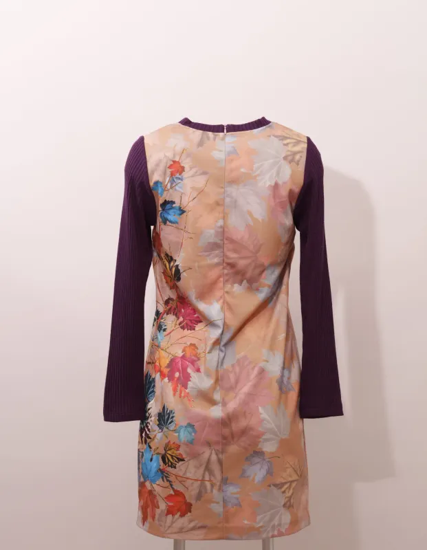 Paul Brial: Glossy Leaflets Dress