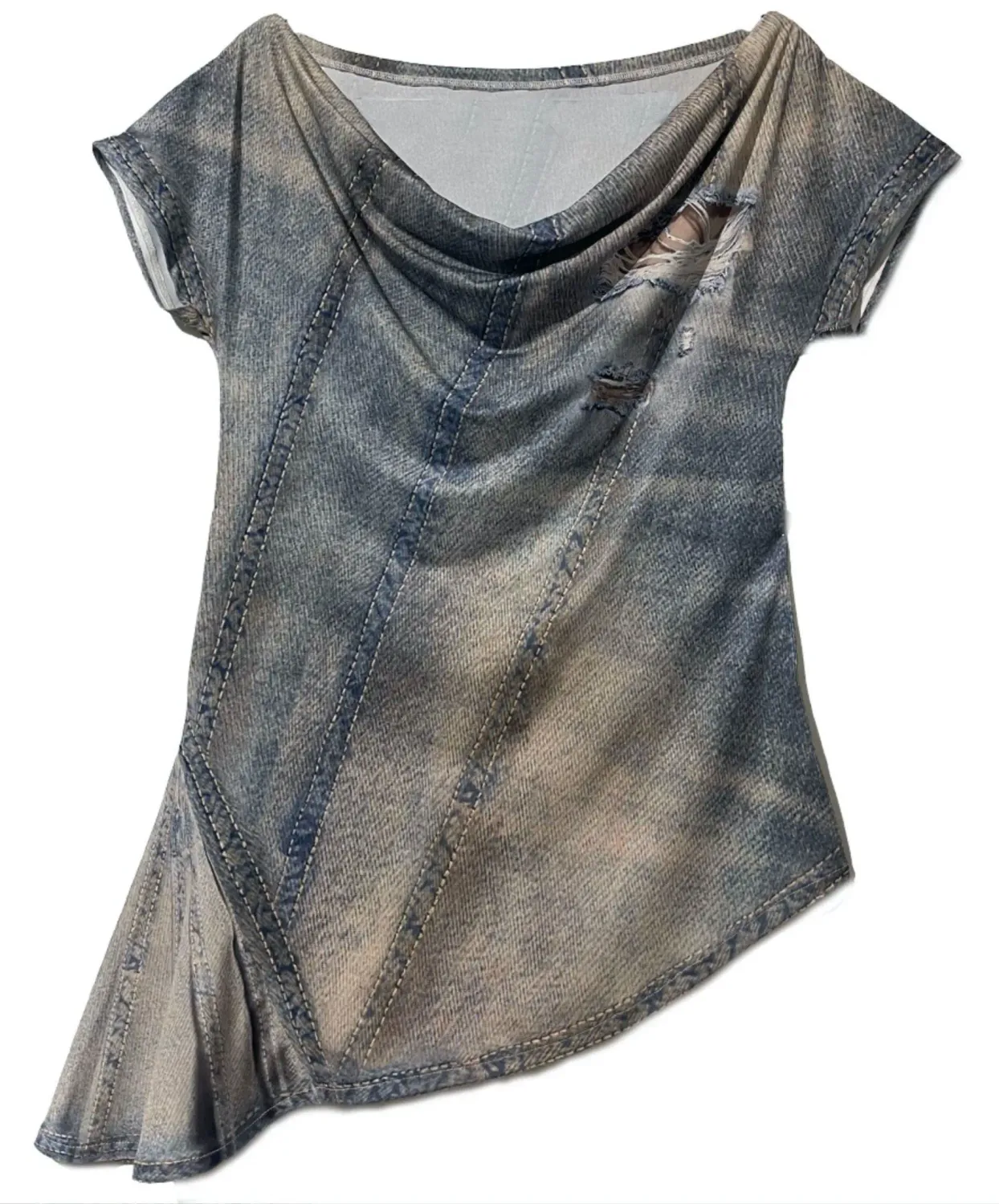 IPNG: Jeanious Cowl Neck Shirt