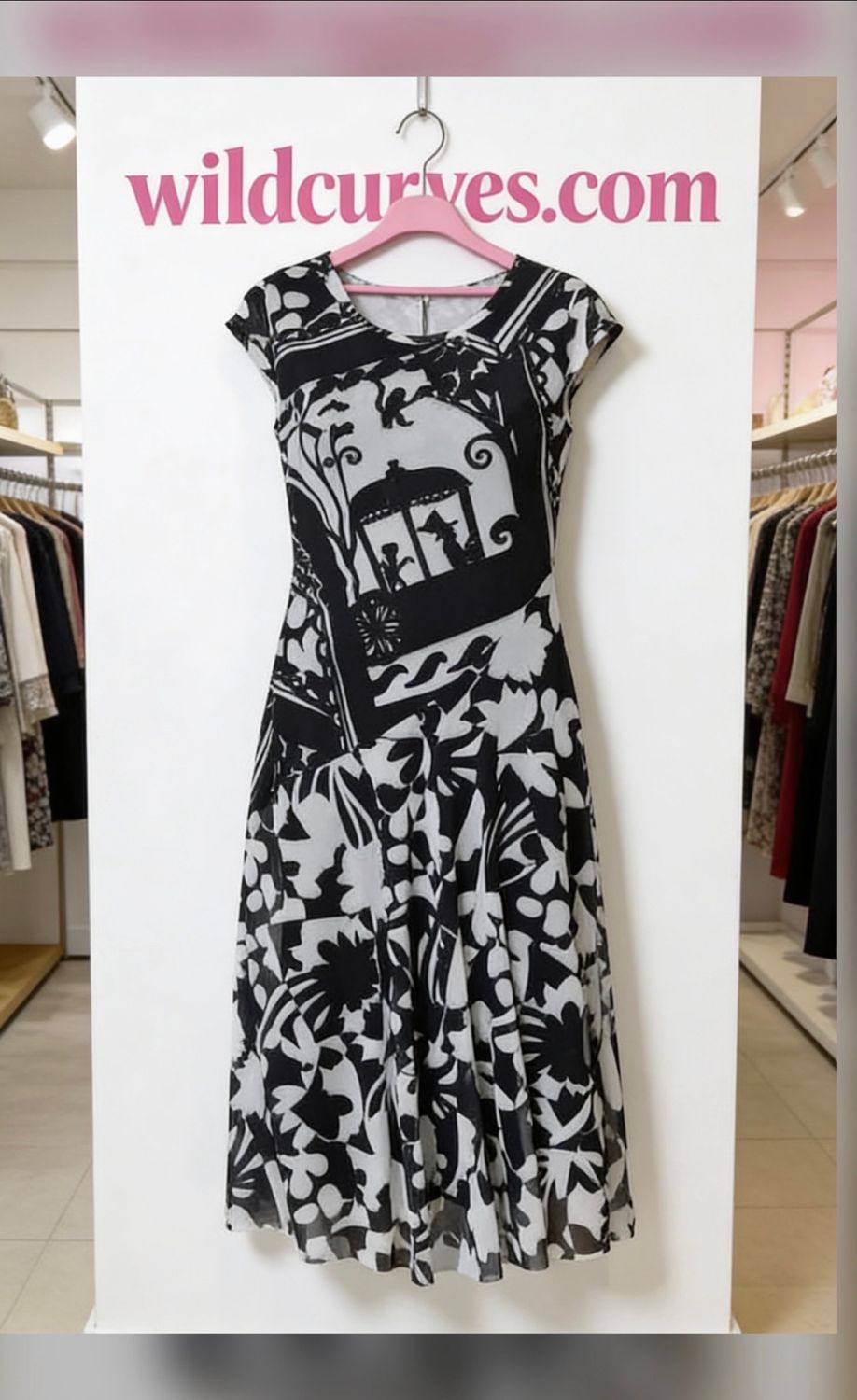 Maloka: At The Opera Monochromatic Dress