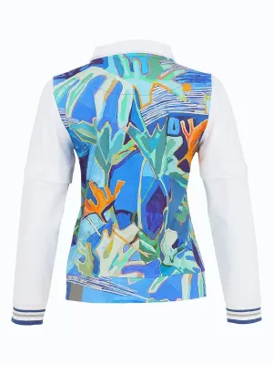 Dolcezza By Wild Curves: Palmetto Art Buttoned Sleeves Jacket