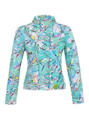 Dolcezza By Wild Curves: Half Moon Morning Soft Denim Jacket (25621)