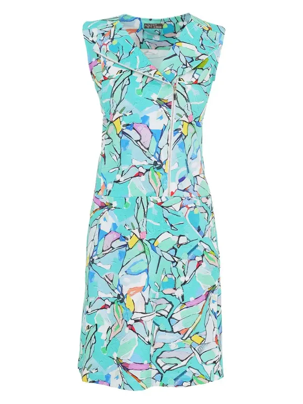 Dolcezza By Wild Curves: Half Moon Morning Zip Bodice Dress (25614)