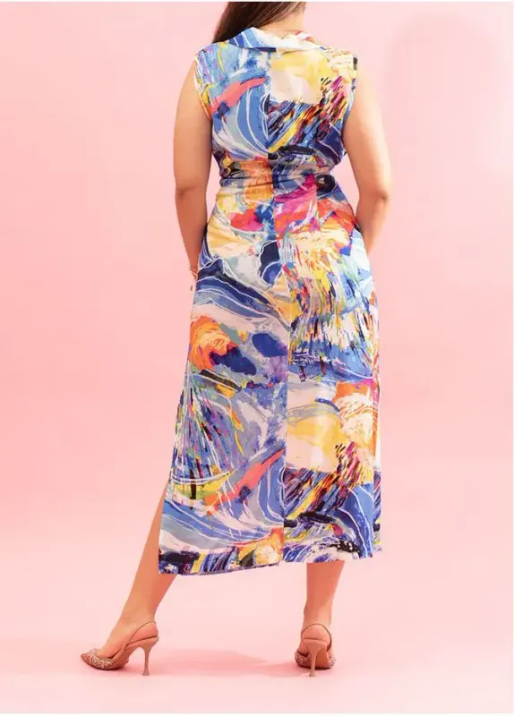 Maloka: Isle Of Beauty Shirt Maxi Dress