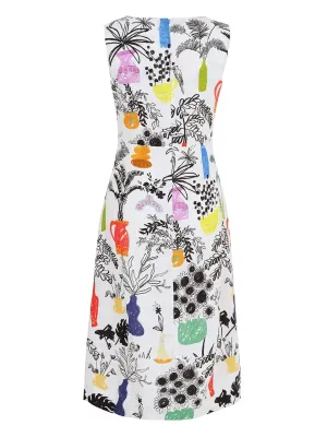 Dolcezza By Wild Curves: Summer Bouquet Linen Dress