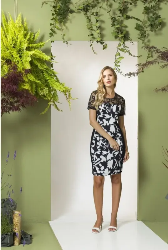 Maloka: At The Opera Contrast Dress