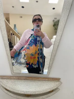 Maloka: Astro Art Scarf Shawl