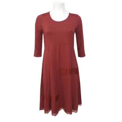 Maloka: Jersey Jewel Neckline Dress Necota (Black, 1 Left!)