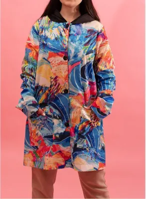 Maloka: Isle Of Beauty Waterproof Raincoat