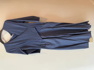 Luna Luz: Domingo 3/4 Sleeve Dress In Dusk
