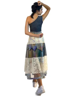 IPNG: Never Enough Color Orchid Illusion High Waist Skirt