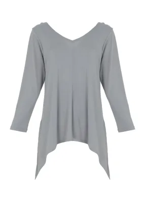 Kozan By Wild Curves: Dany Top In Mist (VG-4750)