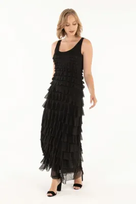 Isle Apparel By Wild Curves: Merit Mesh Cha Cha Maxi Dress