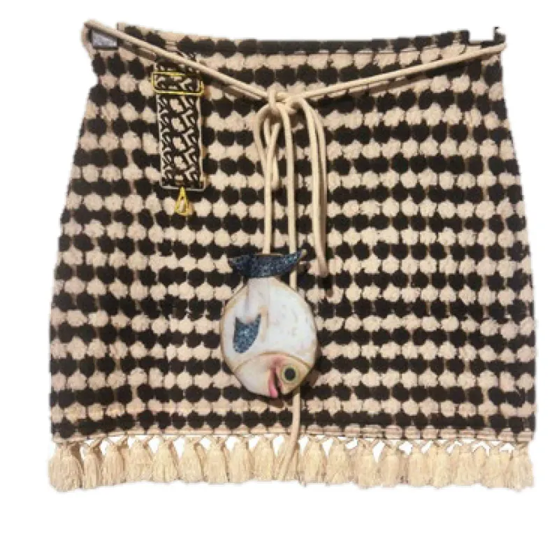 IPNG By Wild Curves: Summery Pink Glowfish Mini Skirt