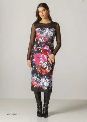 Maloka: Amour Roses Sublimated Art Dress