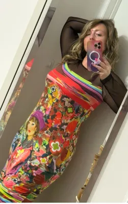 Maloka: Jardin Artiste Sublimated Art Dress