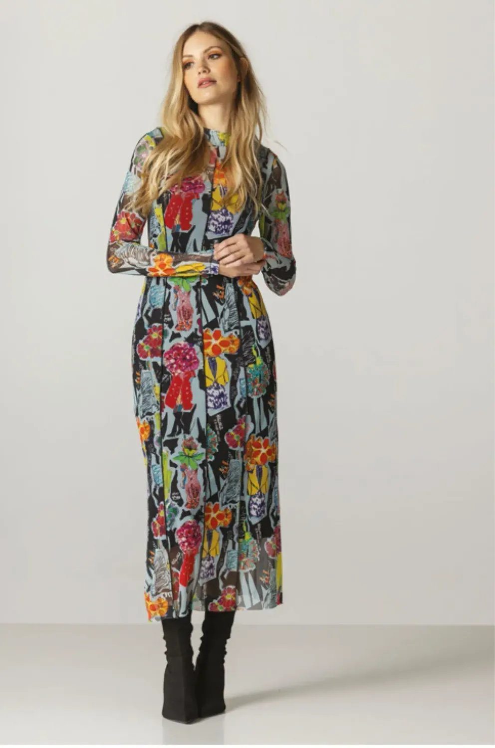 Maloka: Flower Art Show Netted Dress