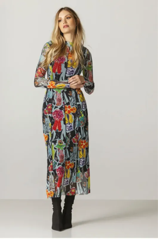 Maloka: Flower Art Show Netted Dress Maloka: Flower Art Show Netted Dress