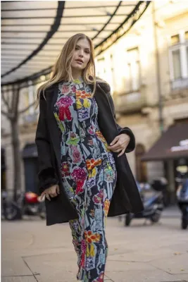 Maloka: Flower Art Show Netted Dress