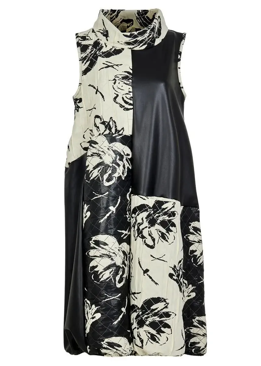 Kozan By Wild Curves: Alessandra Dress In Eden Patchwork