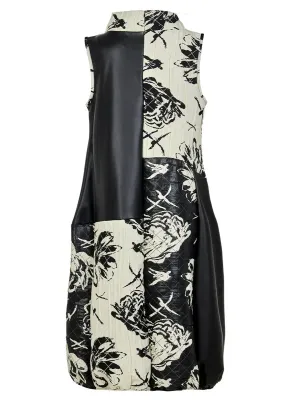Kozan By Wild Curves: Alessandra Dress In Eden Patchwork