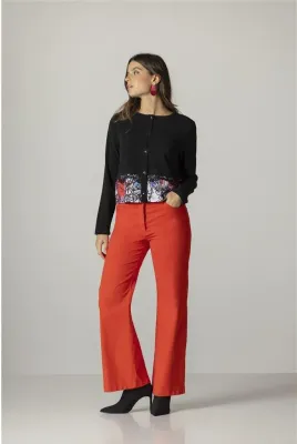 Maloka: Amour Roses Hem Art Cardigan