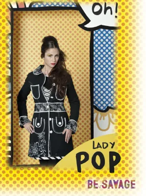 Savage Culture: Glamorous Gretel Waxed Cotton Down Coat (Almost Gone!)