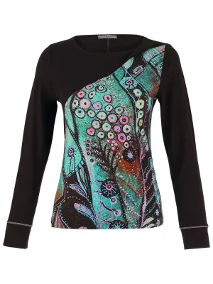 Dolcezza By Wild Curves: Enchanted Island Art Top (75722)