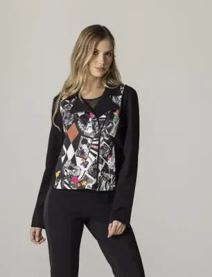 Maloka: Red Queen Card Zip Jacket