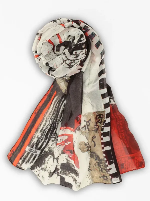 Dolcezza By Wild Curves: Bookworm Art Scarf (75904)