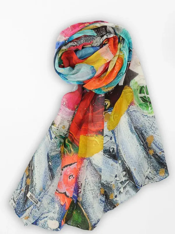 Dolcezza By Wild Curves: I Believe In Angels Art Scarf (75910)