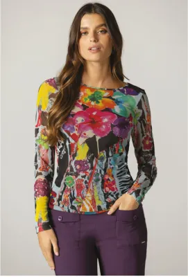 Maloka: Flower Art Show Top