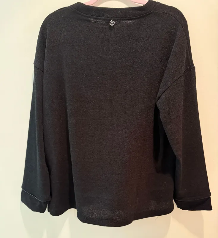 Maloka: Multi-Media Flared Pullover
