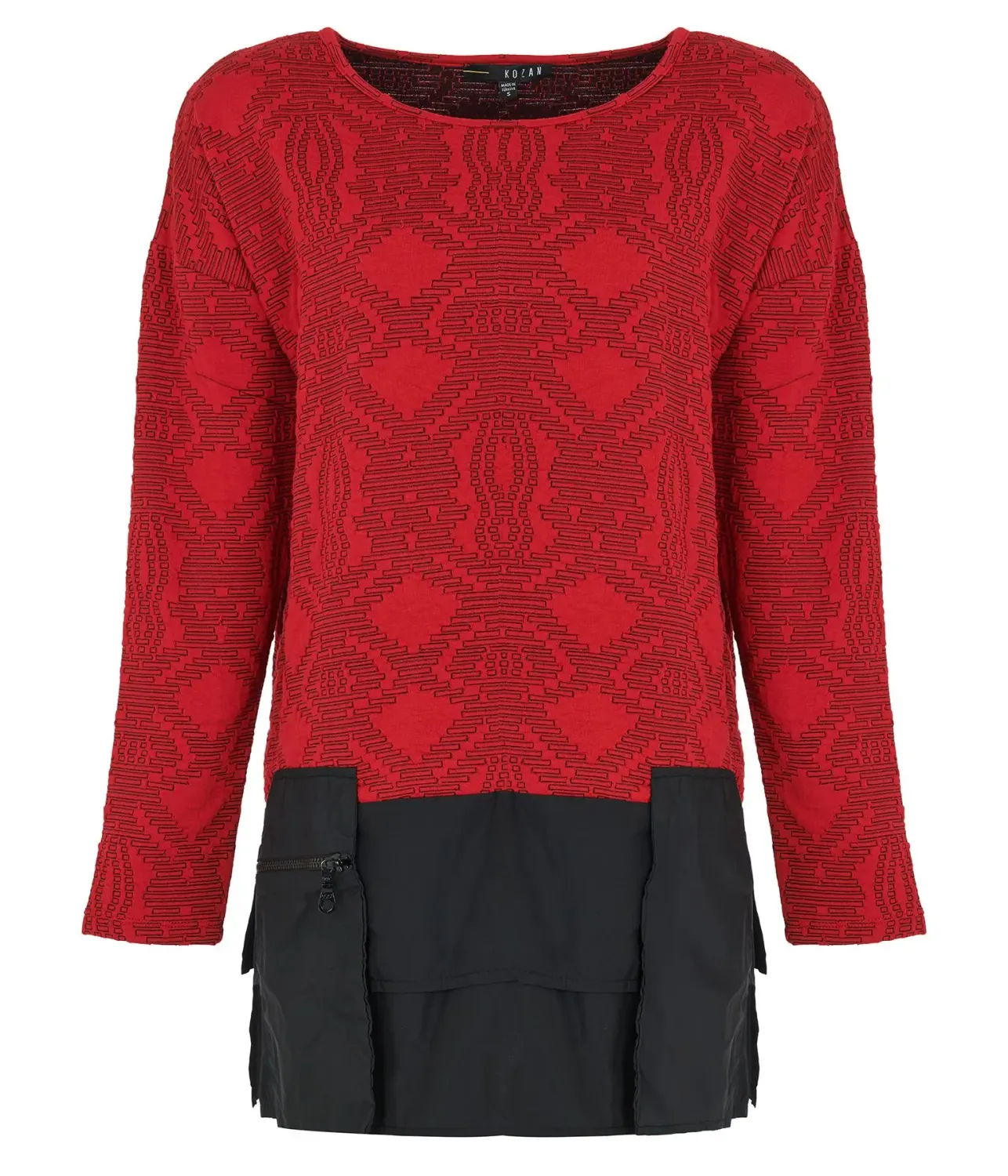 Kozan By Wild Curves: Amori Tunic In Tango (TX-4850)