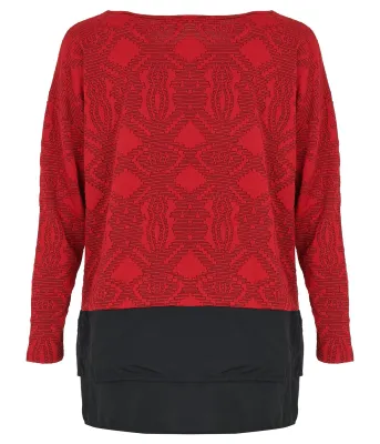 Kozan By Wild Curves: Amori Tunic In Tango (TX-4850)