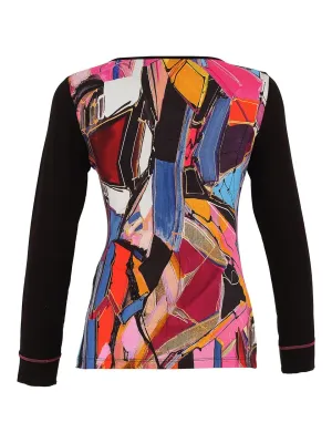 Dolcezza By Wild Curves: Baisti Asymmetric Art Top (75621)