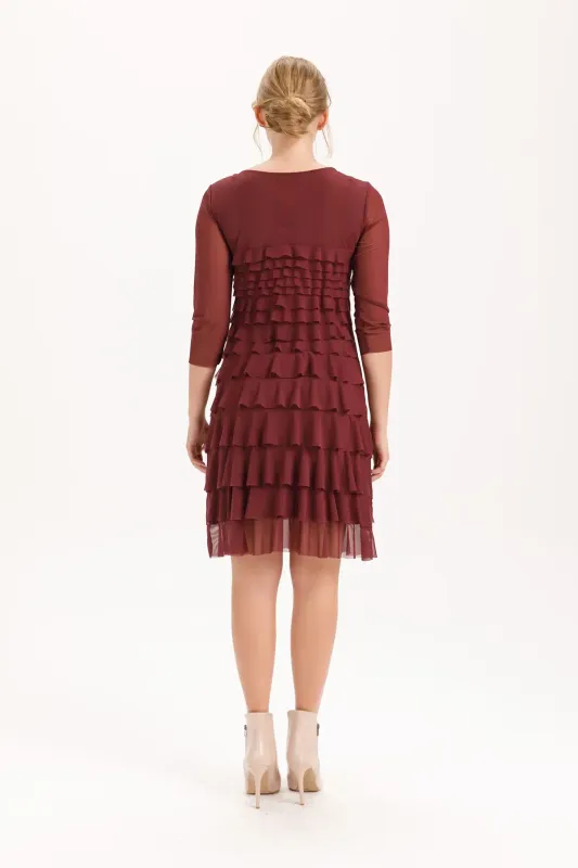 Isle By Wild Curves: Cha Cha Cherry Mesh Galaxy Dress (425-15220)