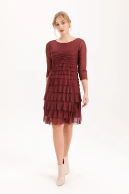 Isle By Wild Curves: Cha Cha Cherry Mesh Galaxy Dress (425-15220)