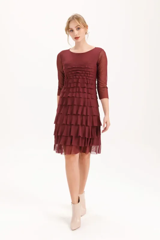 Isle By Wild Curves: Cha Cha Cherry Mesh Galaxy Dress (425-15220) Isle By Wild Curves: Cha Cha Cherry Mesh Galaxy Dress (425-15220)