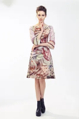 IPNG: Strawberry Flower Patch Knit Illusion Dress (Ships Immed, 1 left!)